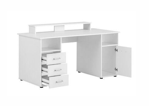 Kirjutuslaud NIELS valge, 150x70xH87 cm