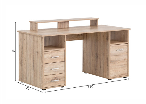 Kirjutuslaud NIELS tamm, 150x70xH87 cm