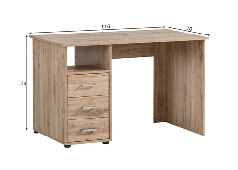 Kirjutuslaud NIELS tamm, 116x70xH74 cm