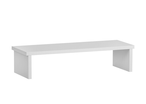 Riiul kirjutuslauale NIELS valge, 55x20xH13 cm