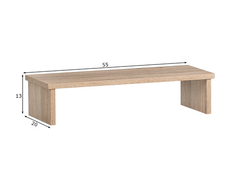 Riiul kirjutuslauale NIELS tamm, 55x20xH13 cm