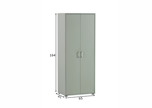 Kontorikapp NIELS roheline, 65x41xH164 cm