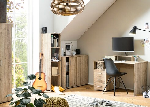 Kontorikapp NIELS tamm, 100x41xH84 cm