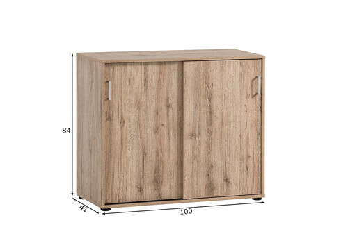 Kontorikapp NIELS tamm, 100x41xH84 cm