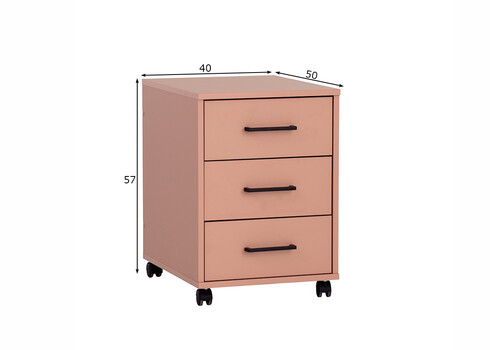 Sahtliboks RUBY aprikoos, 40x50xH57 cm