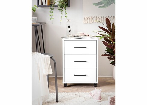 Sahtliboks RUBY mattvalge, 40x50xH57 cm