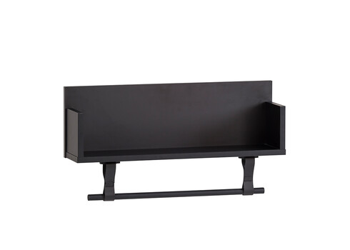 Riiul ELLA mattmust, 60x13,5xH32 cm