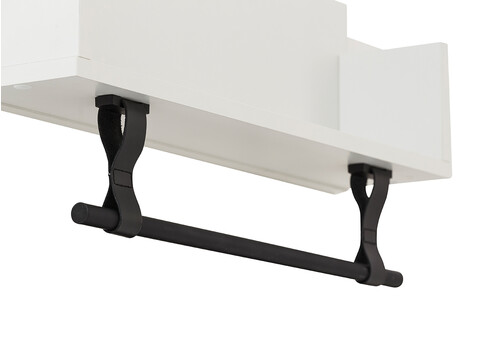 Riiul ELLA mattvalge, 60x13,5xH32 cm