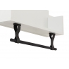 Riiul ELLA mattvalge, 60x13,5xH32 cm