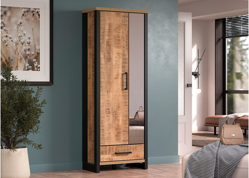 Esikukapp ENNA mango / must, mangopuit / must