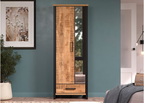 Esikukapp ENNA mango / must, mangopuit / must