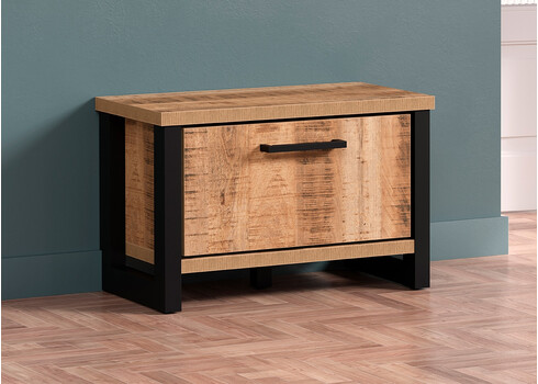 Esikupink ENNA mango / must, 73x39xH47 cm