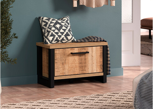 Esikupink ENNA mango / must, 73x39xH47 cm