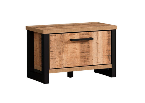 Esikupink ENNA mango / must, 73x39xH47 cm