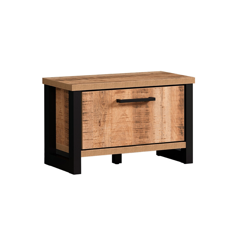 Esikupink ENNA mango / must, 73x39xH47 cm