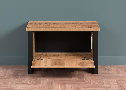 Esikupink ENNA mango / must, 73x39xH47 cm