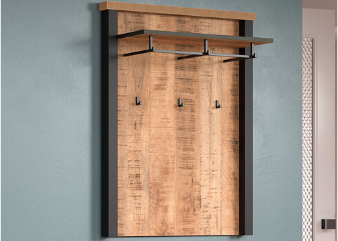 Esikunagi ENNA mango / must, 73x27xH95 cm