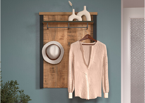 Esikunagi ENNA mango / must, 73x27xH95 cm