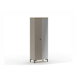 Esikukapp LUCREZIA hall / tamm, 70x41xH199 cm