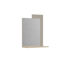 Seinapeegel LUCREZIA hall / tamm, 65x26xH84 cm