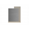 Seinapeegel LUCREZIA hall / tamm, 65x26xH84 cm
