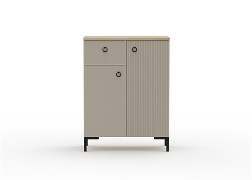 Kummut LUCREZIA hall / tamm, 70x41xH93 cm