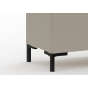 Kummut LUCREZIA hall / tamm, 70x41xH93 cm