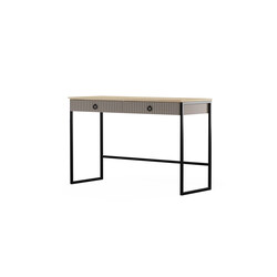Tualettlaud LUCREZIA hall / tamm, 70x41xH199 cm