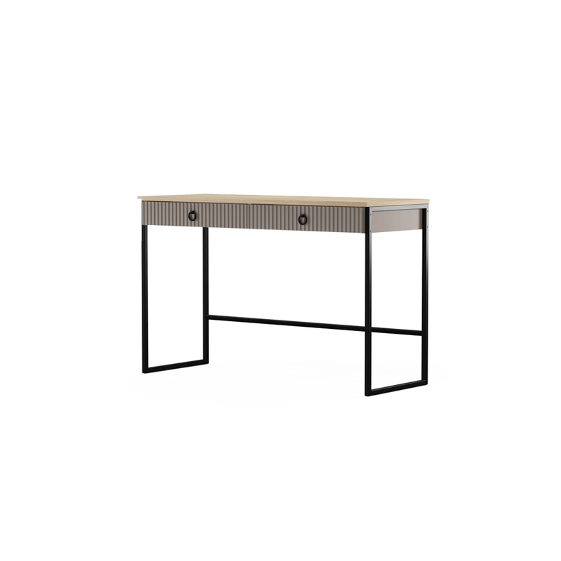 Tualettlaud LUCREZIA hall / tamm, 70x41xH199 cm