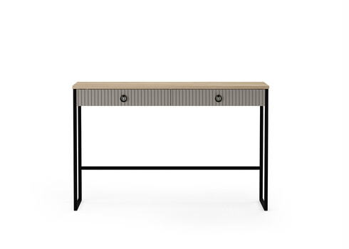 Tualettlaud LUCREZIA hall / tamm, 70x41xH199 cm