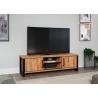 Tv-alus ENNA mango / must, 166x45xH50 cm
