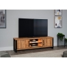 Tv-alus ENNA mango / must, 166x45xH50 cm