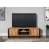 Tv-alus ENNA mango / must, 166x45xH50 cm