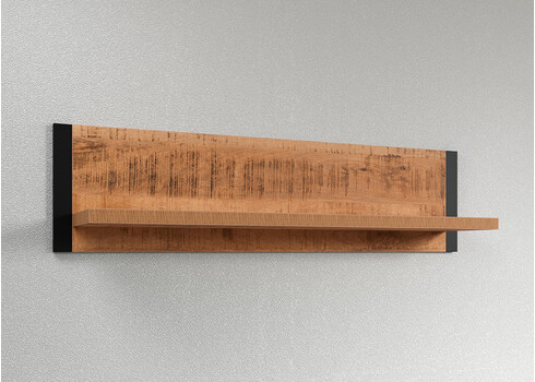 Seinariiul ENNA mango / must, 106x45xH195 cm