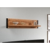 Seinariiul ENNA mango / must, 106x45xH195 cm
