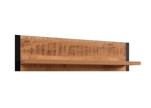 Seinariiul ENNA mango / must, 106x45xH195 cm