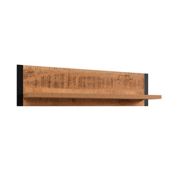 Seinariiul ENNA mango / must, 106x45xH195 cm