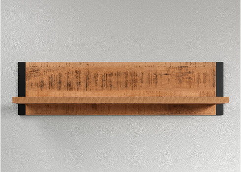 Seinariiul ENNA mango / must, 106x45xH195 cm