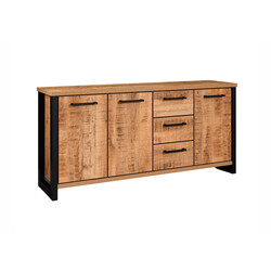 Kummut ENNA mango / must, 214x45xH86 cm