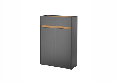 Jalatsikapp CITY antratsiit / tamm, 85x35xH122 cm