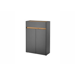Jalatsikapp CITY antratsiit / tamm, 85x35xH122 cm