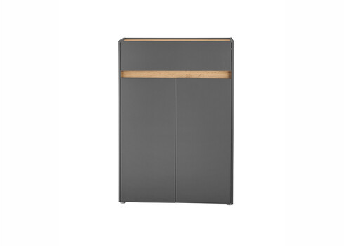 Jalatsikapp CITY antratsiit / tamm, 85x35xH122 cm
