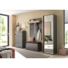 Jalatsikapp CITY antratsiit / tamm, 85x35xH122 cm