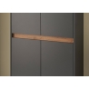 Jalatsikapp CITY antratsiit / tamm, 85x35xH195 cm