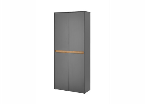Jalatsikapp CITY antratsiit / tamm, 85x35xH195 cm