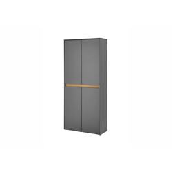 Jalatsikapp CITY antratsiit / tamm, 85x35xH195 cm