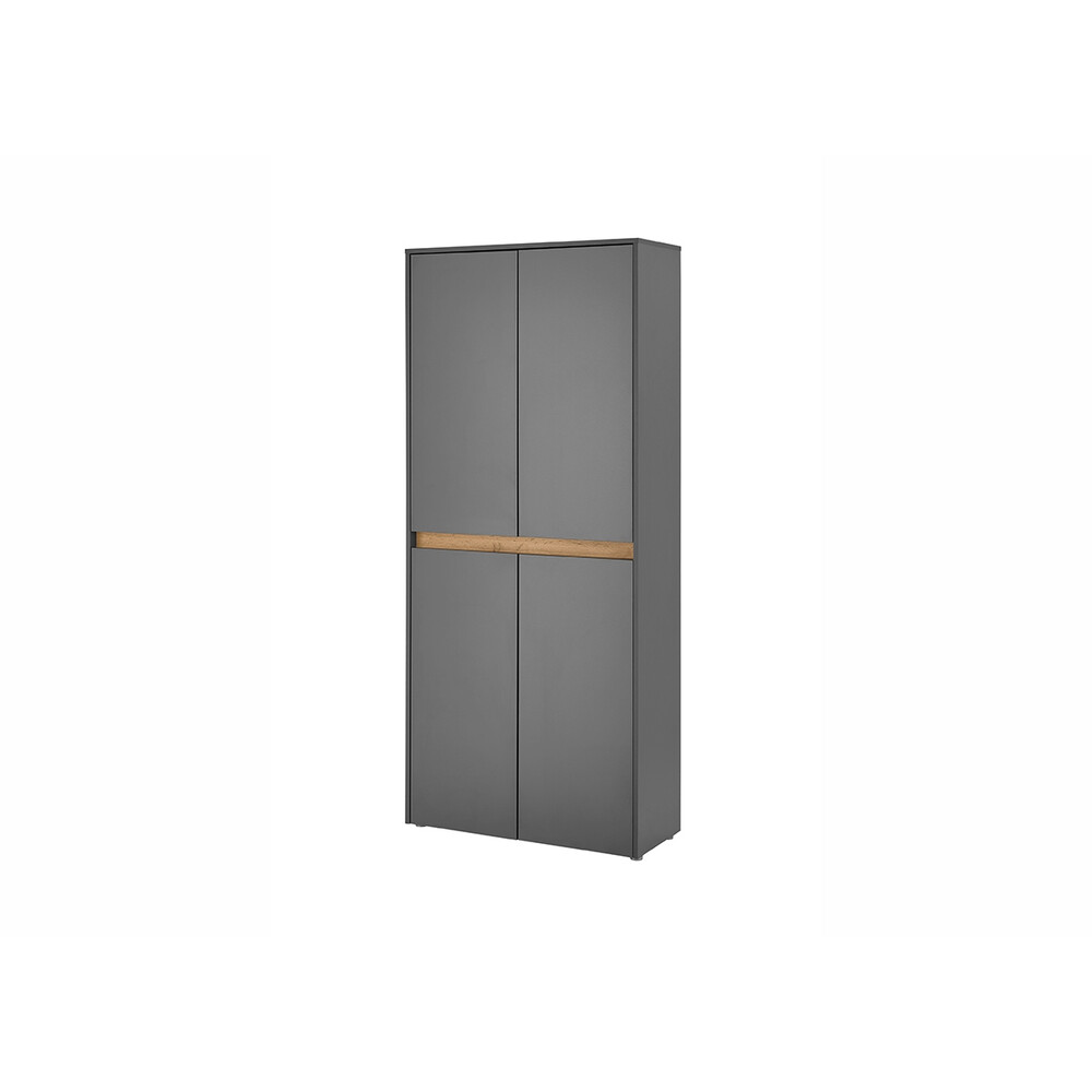 Jalatsikapp CITY antratsiit / tamm, 85x35xH195 cm