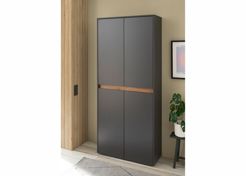 Jalatsikapp CITY antratsiit / tamm, 85x35xH195 cm