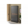 Jalatsikapp CITY antratsiit / tamm, 85x35xH195 cm