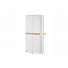 Jalatsikapp CITY valge / tamm, 85x35xH195 cm